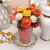 Nordic Light Luxury Ceramic Hat-Covered Jar Home Ornament Soft Jar Vase Flower Holder Countertop Decoration Ornaments