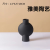 Modern Minimalist Nordic New Chinese Style Fresh Shaped Black and White Ceramic Vase Decoration Home Sample Room Soft Decoration