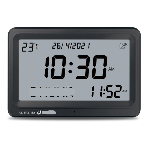 al-fatiha牌FAJ-113方型桌面台式/可挂usb/电池两用电子闹钟