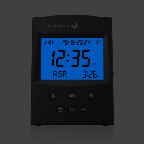 al-fatiha牌FAJ-103桌面台式usb/电池两用电子闹钟厂家批发