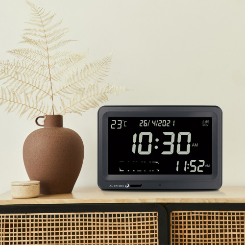 供应牌113方型桌面台式闹铃usb/电池两用黑屏电子钟