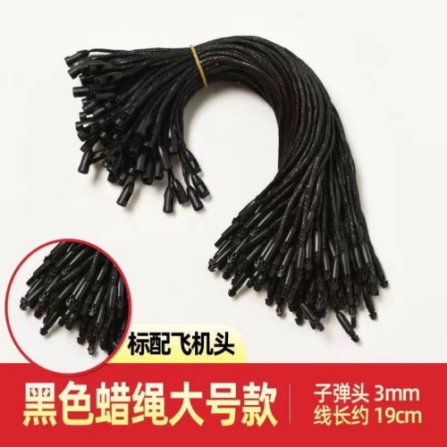 charm bracelet factory in stock wholesale bullet large size wax rope