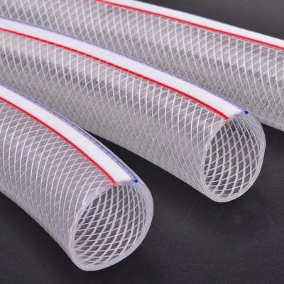 pvc transparent wired hose thick high-pressure water pipe tubing plastic pipe high temperature resistance 1/1.5/2-inch corrosion resistance