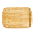 Imitation Wood Grain Hotel Tray Rectangular Plastic Tray Kindergarten Bread Cake Fruit Plate Non-Slip Melamine Tray