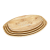 Imitation Wood Grain Melamine Dinnerware Special-Shaped Barbecue Hot Pot Dish Tableware Hotel Special-Shaped DinnerPlate