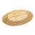 Imitation Wood Grain Melamine Tableware Hotel Restaurant Cold Art Plate Banquet Fish Dish Barbecue Oval Plate Hot  Plate