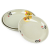 Golden Melamine Deep Nest Plate Deep Plate Deep Mouth Plate Imitation Porcelain Hotel Dish Plastic Disc Soup Plate