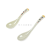Jinfu Melamine Plastic Long Handle Hook Spoon Imitation Porcelain Cup Ramen Soup Spoon Soup Spoon Spoon More Household