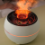 Cross-Border New Arrival Flame Aroma Diffuser Household Desk Aromatherapy Humidifier Creative Essential Oil Ultrasonic Aroma Diffuser Electronic Censer