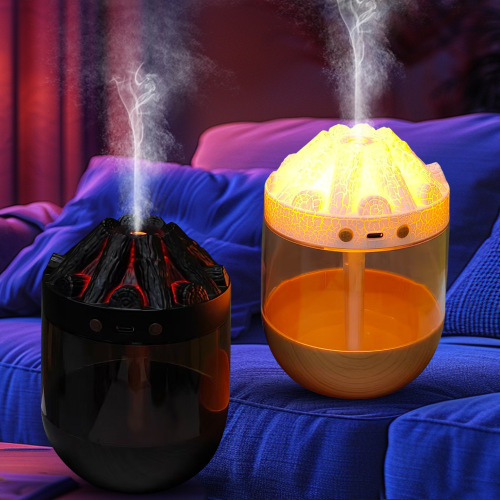 700ml大水箱容量充电电池款木炭炭火加湿器香薰机车载办公 家用