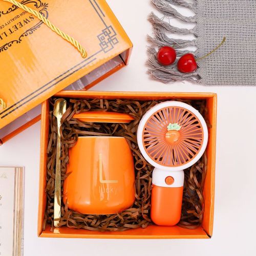 labor day gift fan suit group building gift opening souvenirs small gift gift set suit wholesale