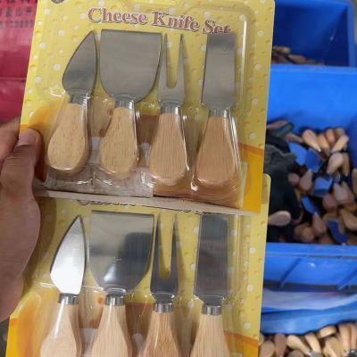 Cheese Knife Butter Scraper Butter Scraper Butter Knife Small Wooden Handle Jam Knife Cheese Knife Cake Cheese Knife