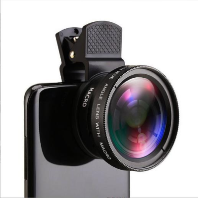 Clip Universal Phone Professional 37MM X49uv Wide Angle + Macro Two-in-One Mobile Phone Lens