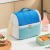 Flannel Toast Bag Portable Insulated Storage Bag Thick Aluminum Foil Ice Pack Cute Style Large Capacity Lunch Box Bag