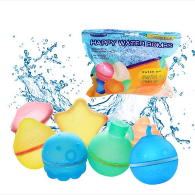 Hot-Selling Magnetic Silicone Water Ball Fast Water Reusable Children Playing with Water Toys Water Fight Water Ball Toy