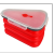 Cross-Border Silicone Pizza Box Foldable Portable Sorting Container Triangle Pizza Box Crisper Adjustable with Lid