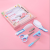 Foreign Trade Hot Sale Baby Care Cleaning 6-Piece Set Nail Scissors Combination Set Baby Safety Comb Brush Gift Box 