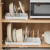 Kitchen Shelf Cabinet Retractable Bowls and Plates Cookware Storage Rack Countertop Dish Rack Pot Lid Shelf
