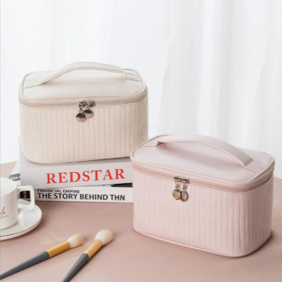 Multi-Purpose Cake Cosmetic Bag Women's Portable Desktop Storage Bag Large Capacity New Travel Wash Cosmetic Bag