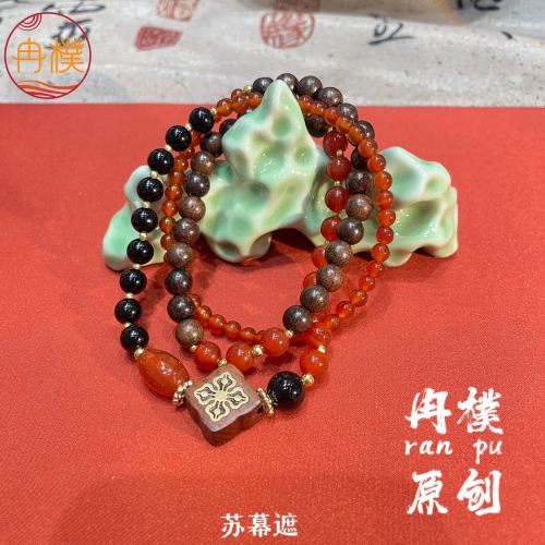 multi-wrap bracelet new chinese ancient style original jewelry national style bracelet handmade niche advanced