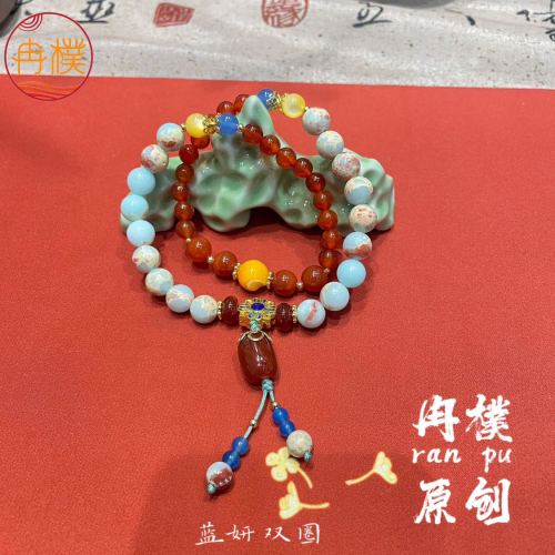 multi-wrap bracelet new chinese style national style original jewelry hand-made national style design niche advanced bracelet