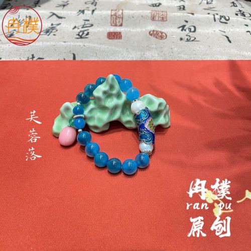 new chinese style bracelet ancient style original bracelet decoration design national fashion zen retro gorgeous handmade jade