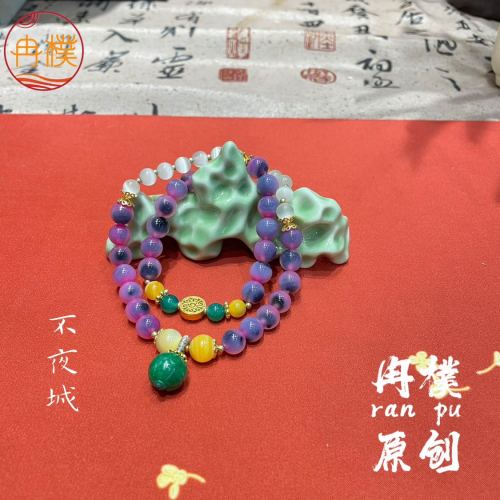 new chinese style bracelet ancient style original multi-circle ornament bracelet design national fashion niche handmade crafts wholesale and retail