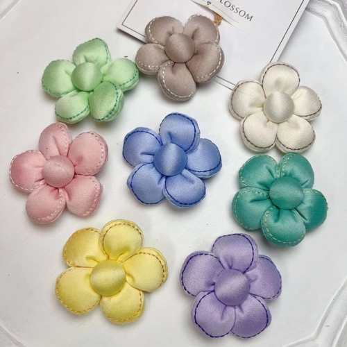 Computer Embroidery round Five-Petal 5.5cm Flower Clothing Accessories DIY Accessories Shoes and Flower Accessories clothing Accessories