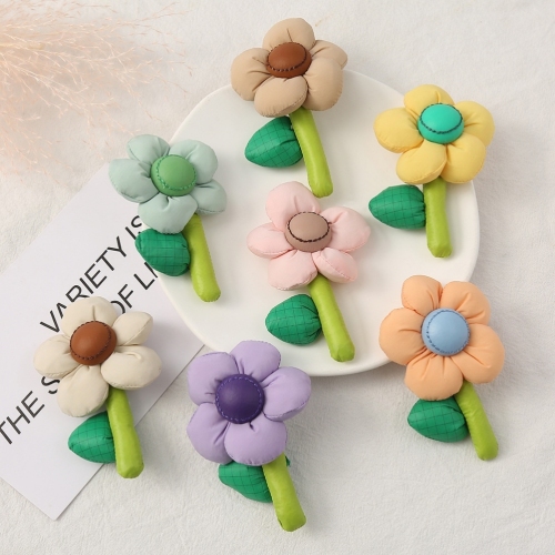 Fabric Filling Small Flower Accessories Bag Clothing Luggage Decoration Accessories Tulip Flower Shape Brooch Accessories