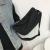 Solid Color Simple Bag 2023 New Online Influencer Fashion Black One Shoulder Women's Bag Oxford Cloth Messenger Bag All-Matching Ins