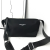 Internet Celebrity Stylish Bag 2023 New Wide Shoulder Strap Women's Shoulder Bag Outdoor Casual Crossbody Bag Simple Black Bag