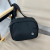 Simple Black Camera Bag New 2023 Internet Celebrity Fashion Women Shoulder Bag Versatile Wide-Strap Trendy Casual Messenger Bag