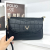 Black Series Bag 2023 New Hand-Carrying Hand-Held Wallet Large Capacity Shoulder Crossbody Embossed All-Match Small Square Bag