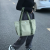 Large Capacity Ultra-Clear Parachute Fabric Bag 2023 New Trendy Shoulder Women's Bag Simple Outdoor Casual Tote Bag
