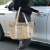 Large Capacity Ultra-Clear Parachute Fabric Bag 2023 New Trendy Shoulder Women's Bag Simple Outdoor Casual Tote Bag