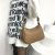 Simple Bag 2023 New Soft Leather One-Shoulder Underarm Women's Bag Double Layer Zipper Crossbody Large Capacity Middle-Aged Mother Bag