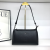 Simple Black Series Bag 2023 New Fashion Shoulder Underarm Women's Bag Middle-Aged Mother Bag High-Grade Messenger Bag