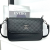 Black Embossed Bag 2023 New Simple Shoulder Bag Texture Western Style Crossbody Small Square Bag Middle-Aged Mother Bag