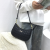 Mom Bag for the Middle-Aged 2023 New Baistu Women's Bag Textured Western Style Shoulder Bag Black Embossed Messenger Bag