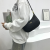 Mom Bag for the Middle-Aged 2023 New Baistu Women's Bag Textured Western Style Shoulder Bag Black Embossed Messenger Bag