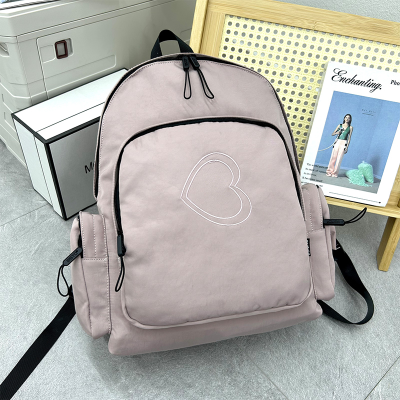 Large Capacity Internet Celebrity Bags 2023 New Versatile College Student High School Student Fashion Schoolbag Casual Simple Backpack