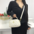 Simple Embroidery Thread Bag 2023 New Online Influencer Fashion Portable Shoulder Women's Bag High-Grade Western Style Crossbody Small Square Bag