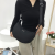 Simple Black Internet Celebrity Bags 2023 New with Leather Fashion Wide Strap Shoulder Women's Bag Crossbody Bag All-Matching Ins