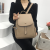 Women's Backpack 2023 New Fashion Travel Soft Leather Small Backpack Japanese Ins Simple College Students Bag Large Capacity