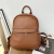 High Sense Soft Leather Small Bag 2023 New Women's Backpack Large Capacity Fashion Casual All-Matching Ins Backpack