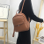 High Sense Soft Leather Small Bag 2023 New Women's Backpack Large Capacity Fashion Casual All-Matching Ins Backpack