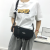 Simple Black Bag 2023 New Popular Net Red Fashion Women Shoulder Bag Korean Style Personalized Messenger Bag All-Matching Ins