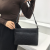 Simple Black Bag 2023 New Shoulder Underarm Women's Bag Embossed Texture Middle-Aged Mother Bag Western Style Messenger Bag