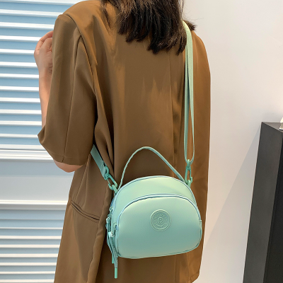 Spring Bag 2024 New Online Influencer Fashion Canvas Hand Shoulder Women's Bag Multi-Layer Space Large-Capacity Crossbody Bag