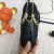 Simple Black Bag 2024 New Fashion Women Shoulder Bag Embroidery Thread Crossbody Phone Bag All-Match Middle-Aged Mother Bag